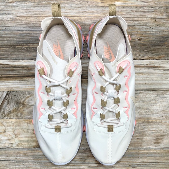 Nike React Element 55 Pink Sneaker Women 9.5 - Picture 5 of 8
